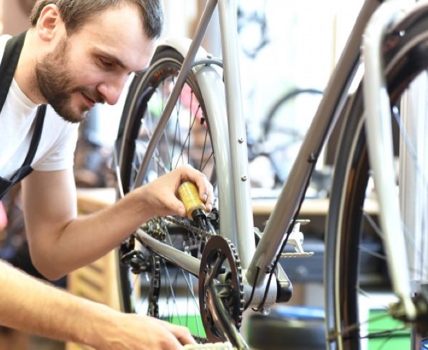 réparation de vélo